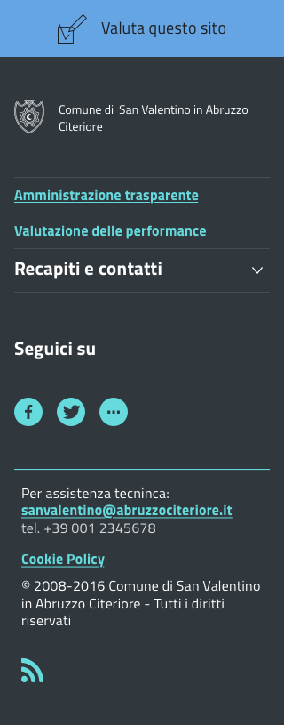esempio mobile 320